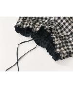 コットン&リネン・プレーンシーチング ワイドストレートパンツ