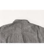 コットン&リネン・チェックシーチング　ピボットスリーブシャツ