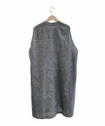 コットン&リネン・チェックシーチング エプロンベスト