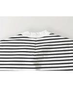 微強撚綿天竺　クルーネック5分袖カットソー