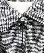 ウール・千鳥 フロントジップジャケット