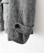 ウール・千鳥 フロントジップジャケット