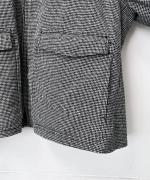 ウール・千鳥 フロントジップジャケット