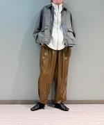 ウール・千鳥 フロントジップジャケット