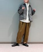 ウール・千鳥 フロントジップジャケット