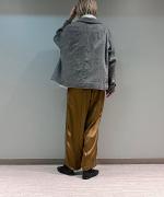 ウール・千鳥 フロントジップジャケット