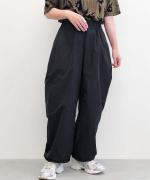 シェイプメモリーポリエステル・ウェザー モモヤマパンツワイド