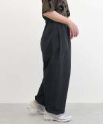 シェイプメモリーポリエステル・ウェザー モモヤマパンツワイド