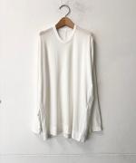 シルキーテンセル・ベアフライス  クルーネックプルオーバー