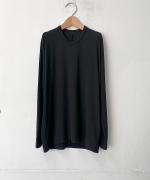 シルキーテンセル・ベアフライス  クルーネックプルオーバー