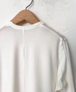 シルキーテンセル・ベアフライス  クルーネックプルオーバー