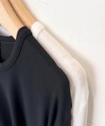 シルキーテンセル・ベアフライス  クルーネックプルオーバー