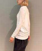 シルキーテンセル・ベアフライス  クルーネックプルオーバー