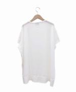 シルキーテンセル・ベアフライス ラウンドネックカットソー