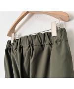 ストレッチポリエステル・マットタイプライター 細身シルエットパンツ