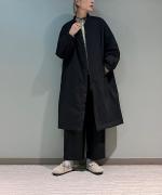 ウール・スタンダードフラノ ワイドストレートパンツ