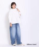 12OZヴィンテージデニム　ワイドパンツ