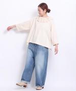 12OZヴィンテージデニム　ワイドパンツ