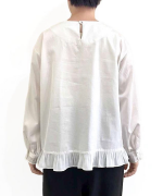 コットンサテン　プルオーバー