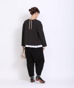 コットンサテン　プルオーバー