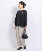 コットンサテン　プルオーバー