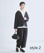 ソアパールコンパクト　テーパードパンツ