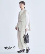 ソアパールコンパクト　テーパードパンツ