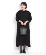 ソアパールコンパクト 7分袖ロングワンピース