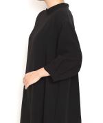 ソアパールコンパクト 7分袖ロングワンピース