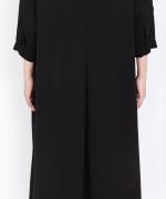 ソアパールコンパクト 7分袖ロングワンピース