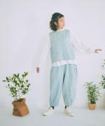 ふわふわコットン　ブラウス