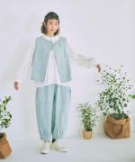 ふわふわコットン　ブラウス