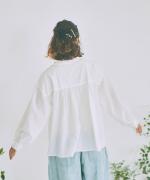 ふわふわコットン　ブラウス