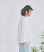 ふわふわコットン　ブラウス