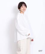 ふわふわコットン　ブラウス