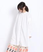 ふわふわコットン　2wayチュニックシャツ