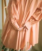 ふわふわコットン　2wayチュニックシャツ