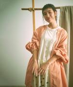 ふわふわコットン　2wayチュニックシャツ