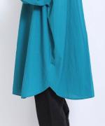 ふわふわコットン　2wayチュニックシャツ