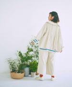 6.5ozコットンリネンデニム　ジャケット