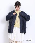 6.5ozコットンリネンデニム　ジャケット