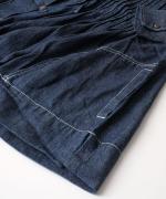 6.5ozコットンリネンデニム　ジャケット