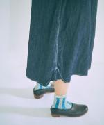 6.5ozコットンリネンデニム　フードジャンパースカート