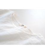 太番手ステッチコットンリネンボイル　チュニック