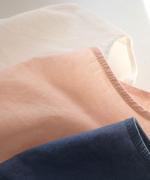 太番手ステッチコットンリネンボイル　チュニック