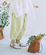 顔料染フレンチドリル　ティンカーパンツ