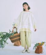 顔料染フレンチドリル　ティンカーパンツ