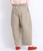 顔料染フレンチドリル　フル丈パンツ