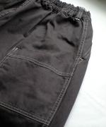 顔料染フレンチドリル　フル丈パンツ