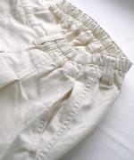 顔料染フレンチドリル　フル丈パンツ